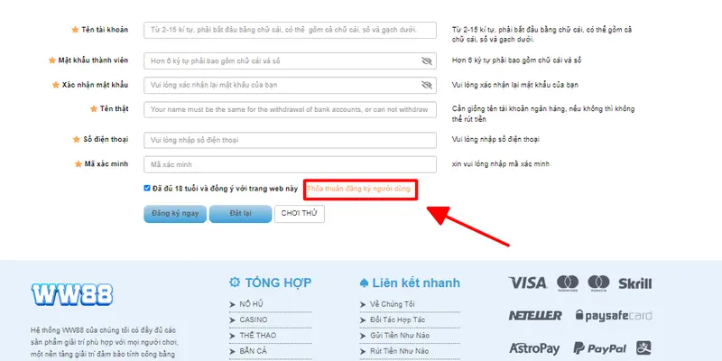 WW88 - Nhà Cái W88 Đình Đám Bậc Nhất Châu Á Hiện Nay Tất cả điều khoản do hệ thống cung cấp bên dưới, xác nhận bản thân đã đủ 18 tuổi